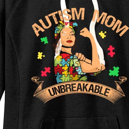 Autism Mom Unbreakable Women's Fleece Hoodie