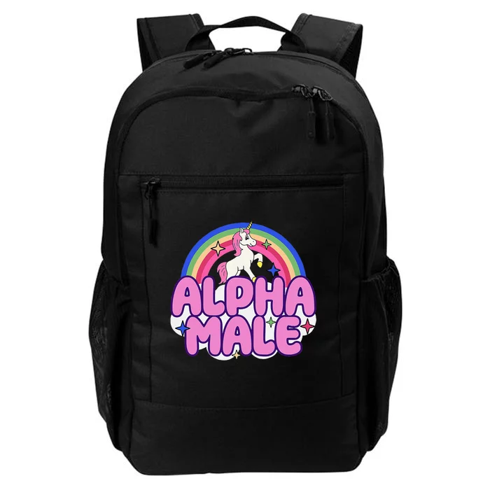 Alpha Male Unicorn Funny Sarcastic Ironic Weird Daily Commute Backpack