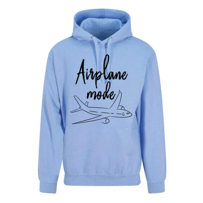 Airplane Mode Vacation Travel Gift Unisex Surf Hoodie