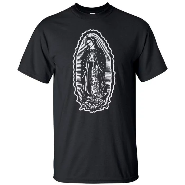 Ave Maria Virgin Mary Our Lady Of Guadalupe Marian Tall T-Shirt