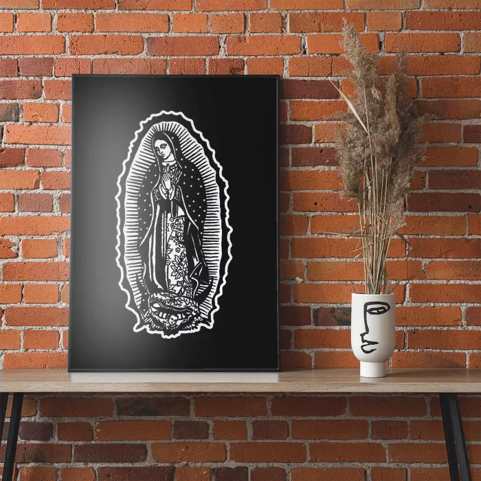 Ave Maria Virgin Mary Our Lady Of Guadalupe Marian Poster