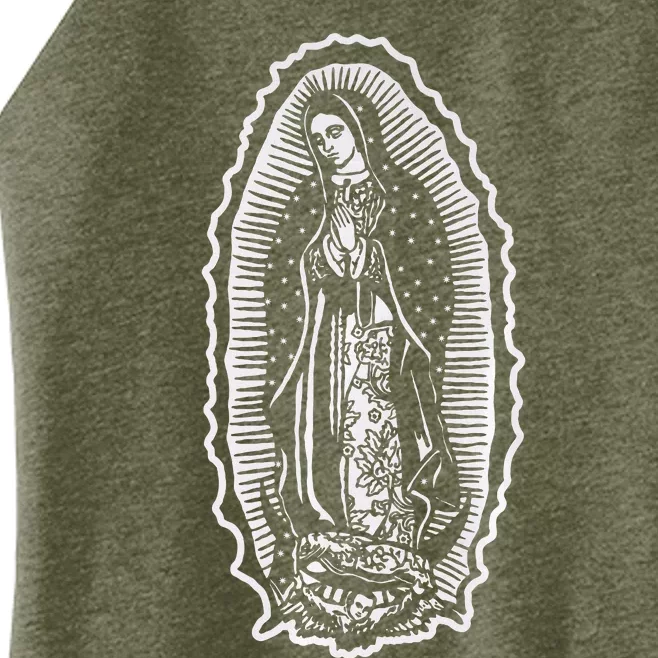 Ave Maria Virgin Mary Our Lady Of Guadalupe Marian Women’s Perfect Tri Rocker Tank