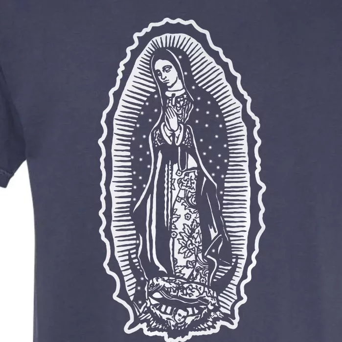 Ave Maria Virgin Mary Our Lady Of Guadalupe Marian Garment-Dyed Heavyweight T-Shirt