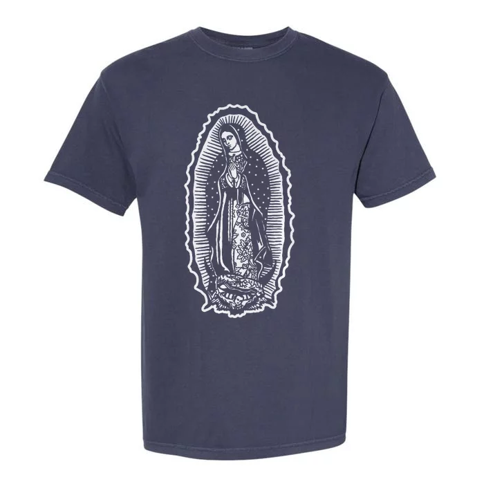 Ave Maria Virgin Mary Our Lady Of Guadalupe Marian Garment-Dyed Heavyweight T-Shirt