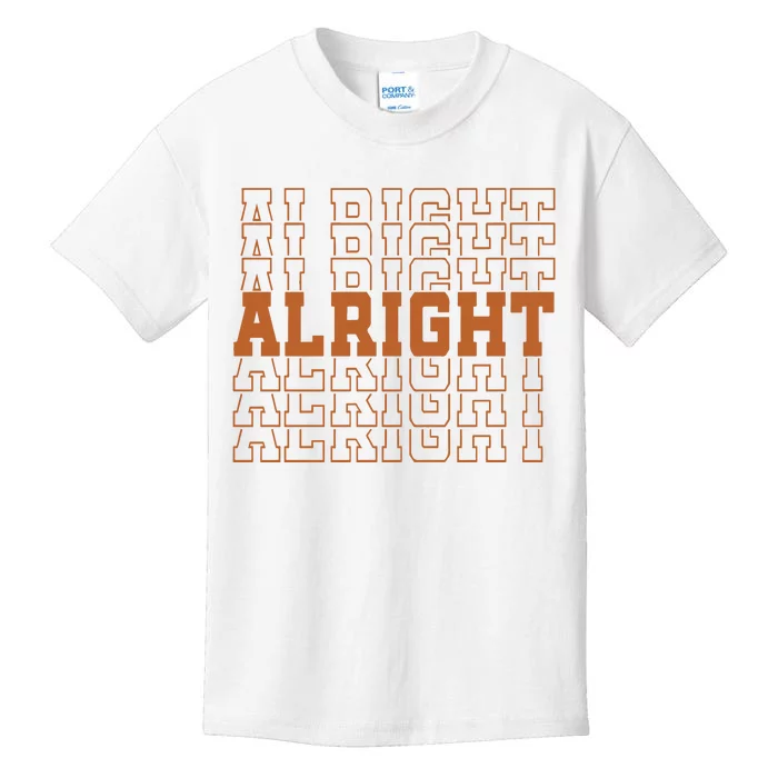 Alright Mirror Vintage Kids T-Shirt