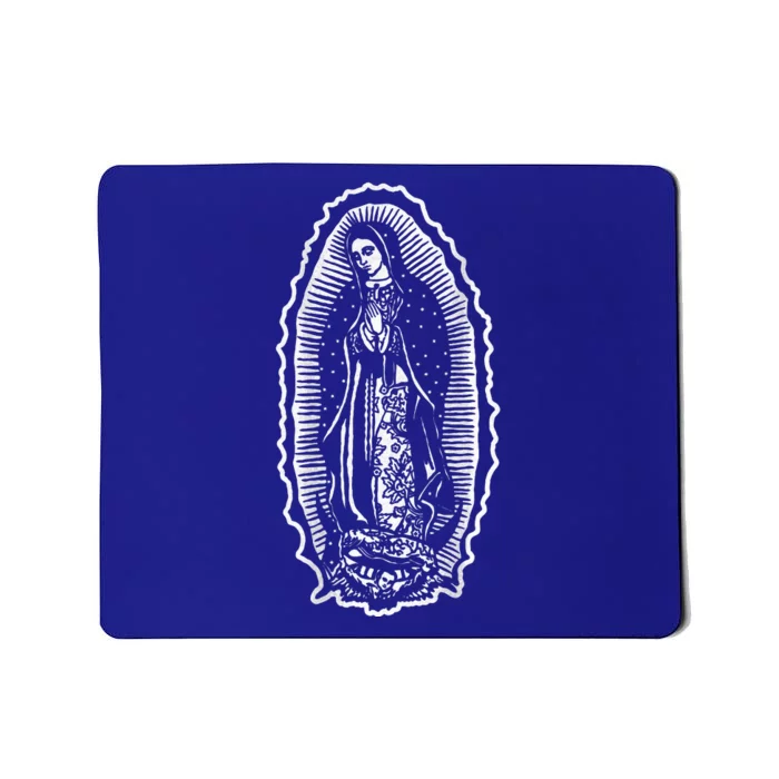 Ave Maria Virgin Mary Our Lady Of Guadalupe Marian Mousepad