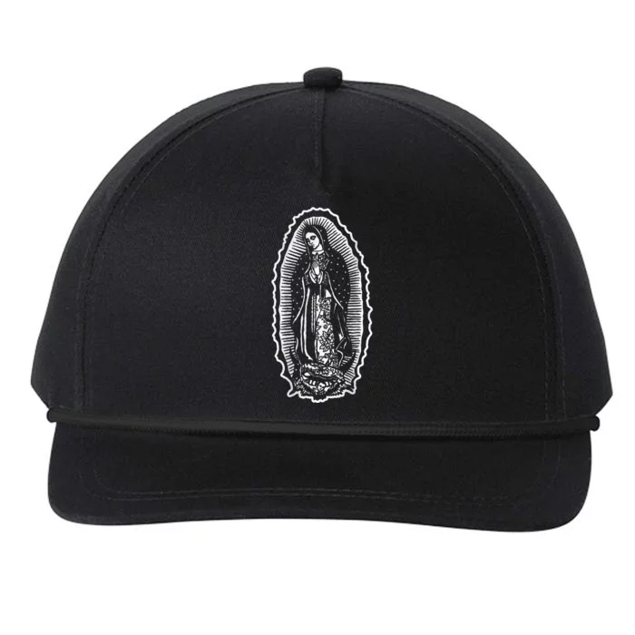 Ave Maria Virgin Mary Our Lady Of Guadalupe Marian Snapback Five-Panel Rope Hat