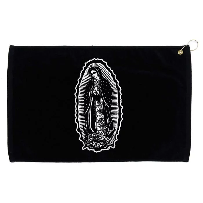 Ave Maria Virgin Mary Our Lady Of Guadalupe Marian Grommeted Golf Towel