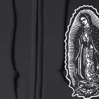 Ave Maria Virgin Mary Our Lady Of Guadalupe Marian Full Zip Hoodie