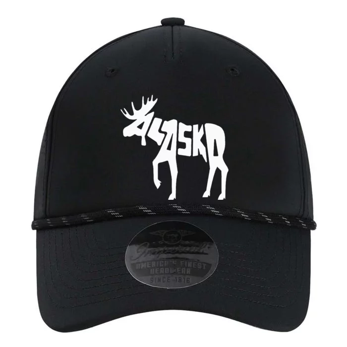 Alaska Moose Word Art Funny Animal Performance The Dyno Cap