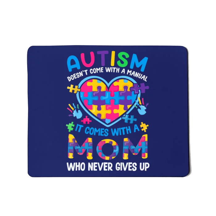 Autism Mom Wo Puzzle Piece Autism Awareness Month Mousepad