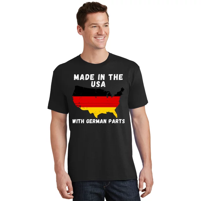 American Made With German Parts Germany Pride Germany USA T-Shirt