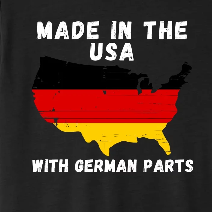 American Made With German Parts Germany Pride Germany USA ChromaSoft Performance T-Shirt