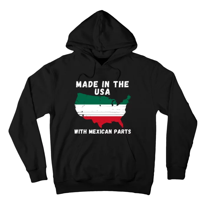 American Made With Mexican Parts Mexican Pride Mexican USA Hoodie