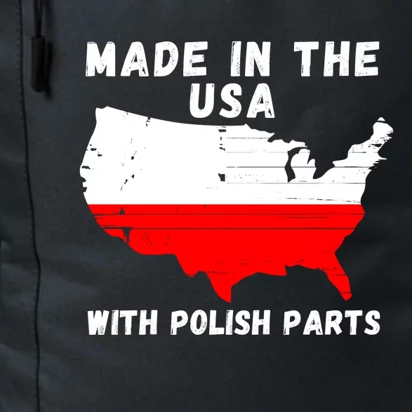 American Made With Polish Parts Polish Pride Poland USA Daily Commute Backpack