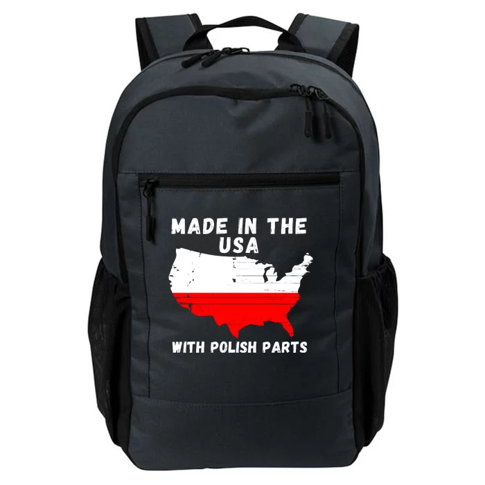 American Made With Polish Parts Polish Pride Poland USA Daily Commute Backpack