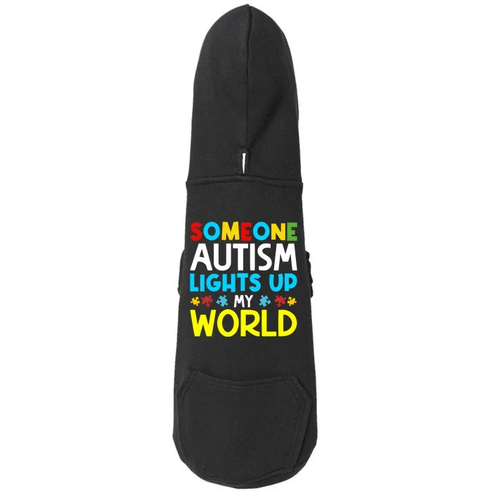 Autism Month World Autism Awareness Day Doggie 3-End Fleece Hoodie