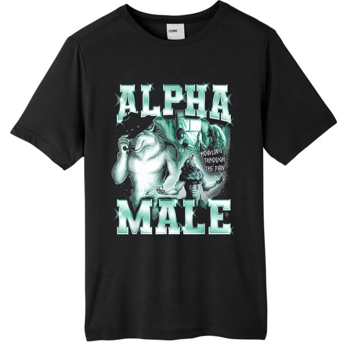 Alpha Male Wolf Meme ChromaSoft Performance T-Shirt