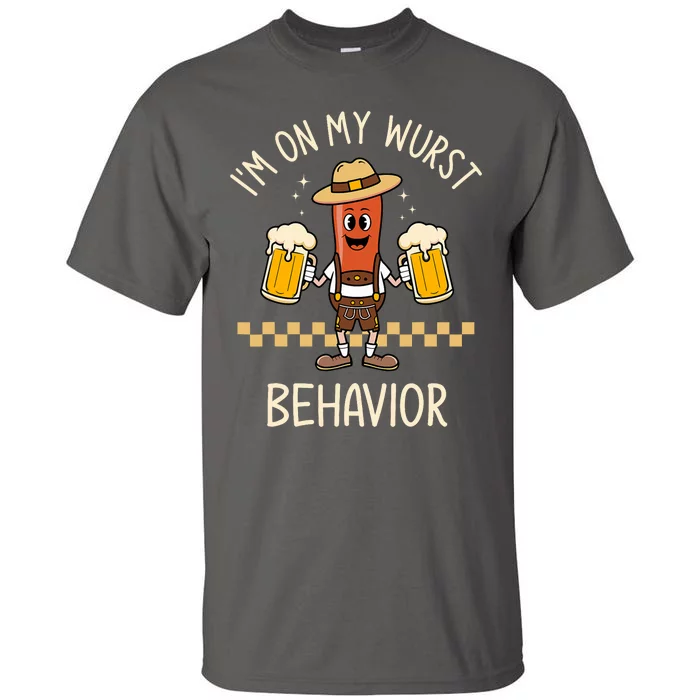 Auf Meinem Wurstverhalten Wurst Funny Oktoberfest Tall T-Shirt