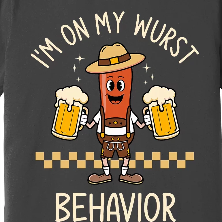 Auf Meinem Wurstverhalten Wurst Funny Oktoberfest Premium T-Shirt