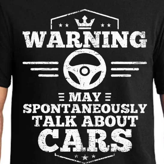 Auto Mechanic Warning I May Spontaneously Talk Cars Pajama Set