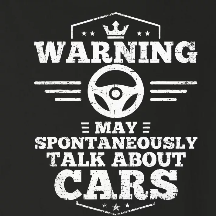 Auto Mechanic Warning I May Spontaneously Talk Cars Toddler Long Sleeve Shirt