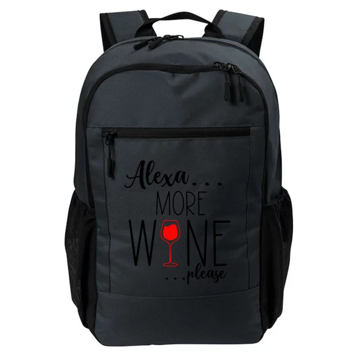 Alexa More Wine Please Daily Commute Backpack