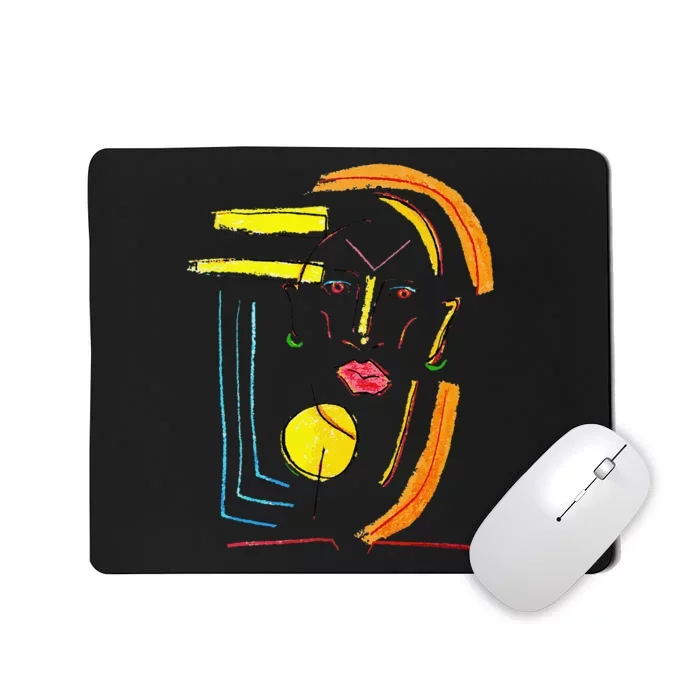 Ariana Marisol X Puppy Love Abstract Portrait Mousepad