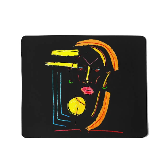 Ariana Marisol X Puppy Love Abstract Portrait Mousepad