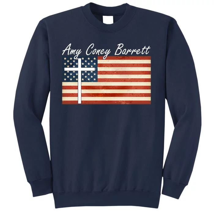 Amy Coney Barrett Christian Vintage US Flag Sweatshirt