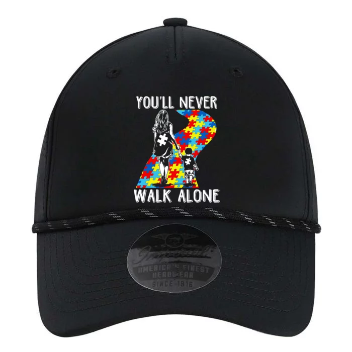 Autism Mom You Will Never Walkmeaningful Giftalone Support Autism Son Gift Performance The Dyno Cap