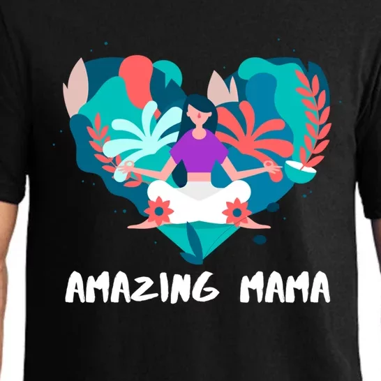 Amazing Mama Yoga Mom Gift Pajama Set