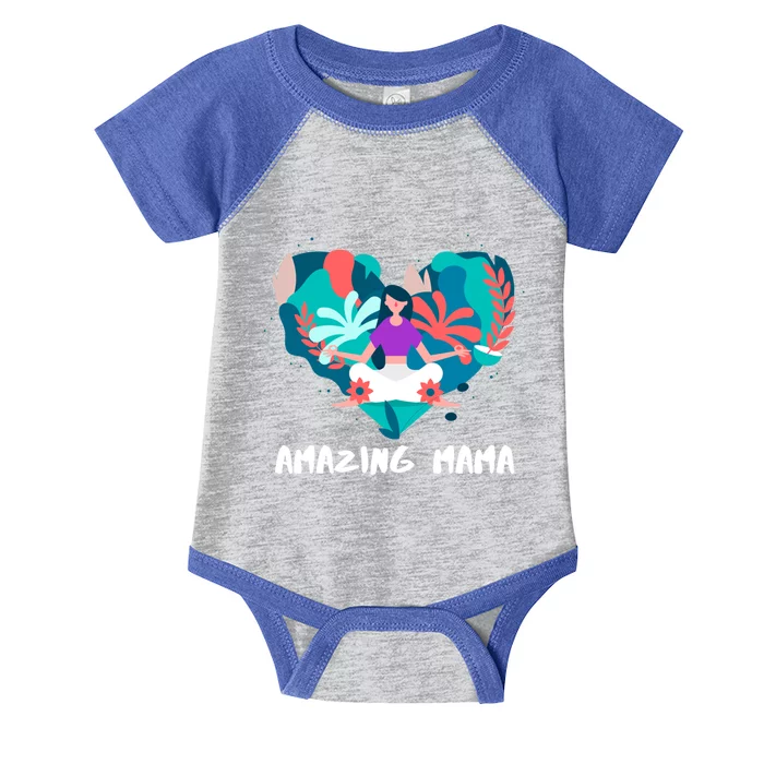 Amazing Mama Yoga Mom Gift Infant Baby Jersey Bodysuit