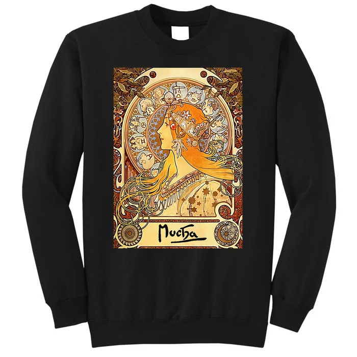 Alphonse Mucha Zodiac Art Nouveau Sweatshirt