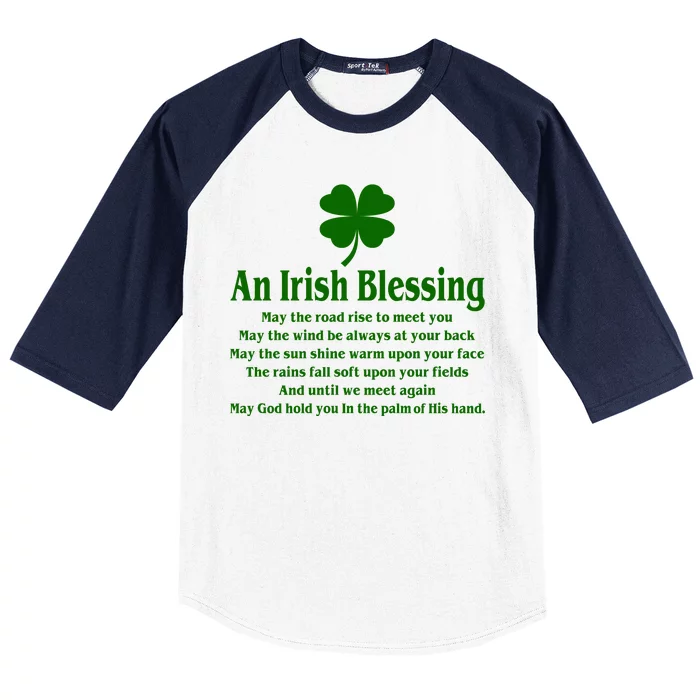 An Irish Blessing Baseball Sleeve Shirt