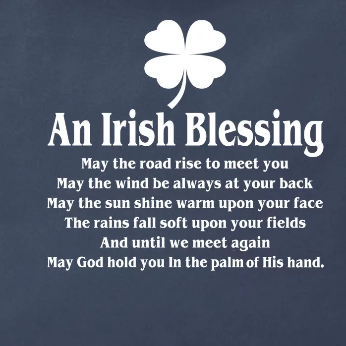 An Irish Blessing Zip Tote Bag