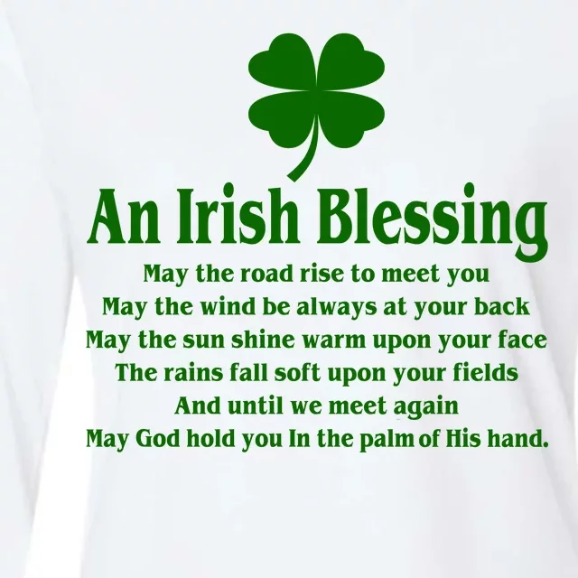 An Irish Blessing Womens Cotton Relaxed Long Sleeve T-Shirt