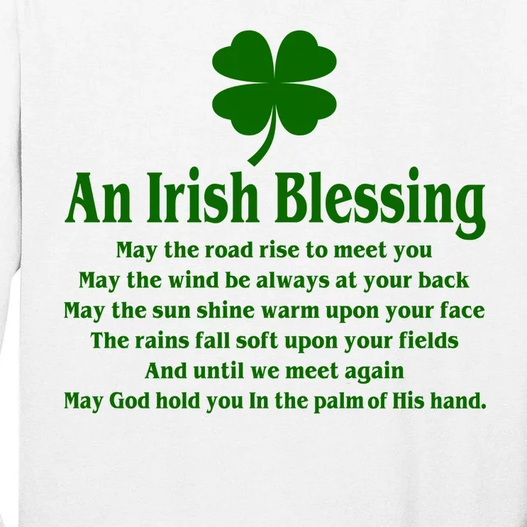 An Irish Blessing Tall Long Sleeve T-Shirt