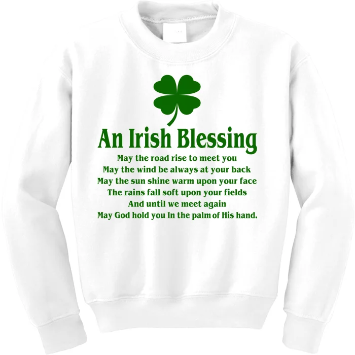 An Irish Blessing Kids Sweatshirt