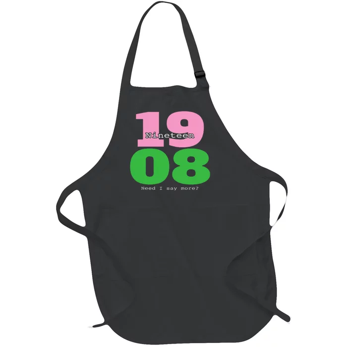 A Nineteen 08 Sorority Full-Length Apron With Pocket