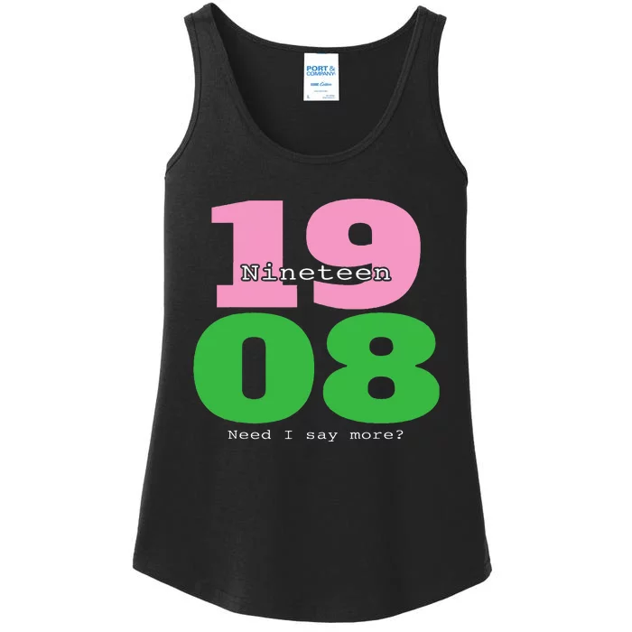 A Nineteen 08 Sorority Ladies Essential Tank