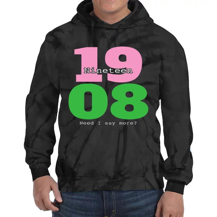 A Nineteen 08 Sorority Tie Dye Hoodie