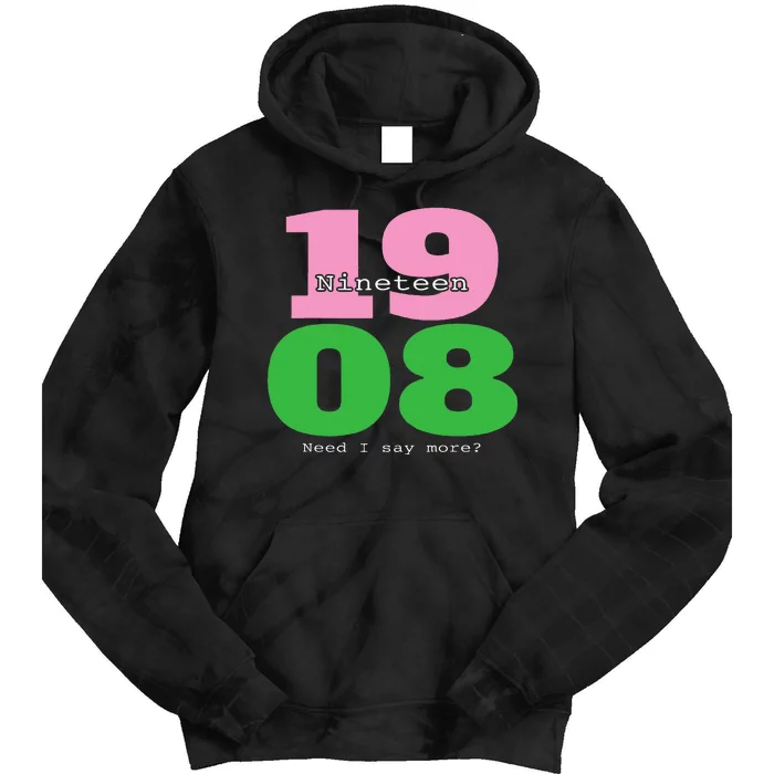 A Nineteen 08 Sorority Tie Dye Hoodie