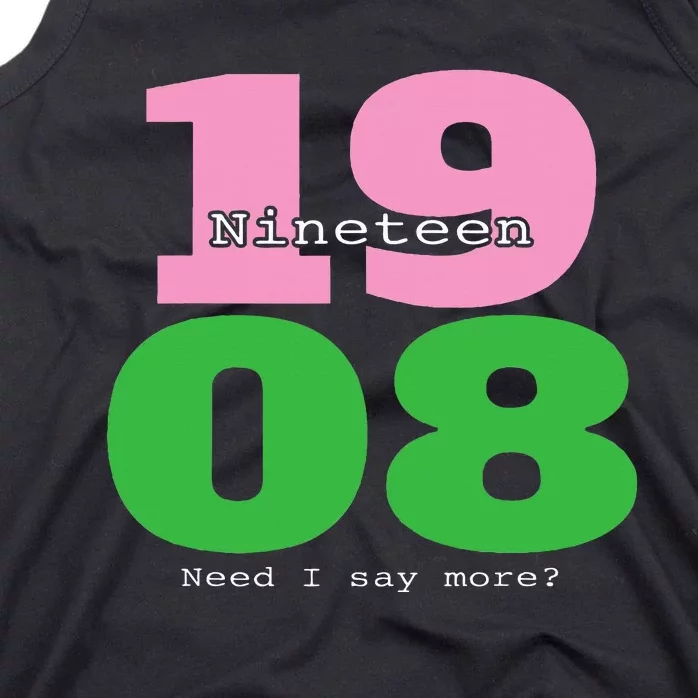 A Nineteen 08 Sorority Tank Top