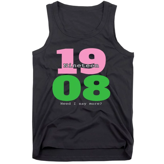 A Nineteen 08 Sorority Tank Top