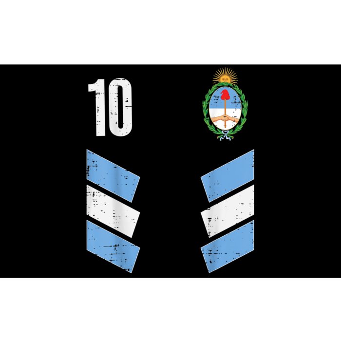 Argentina Number 10 Soccer Fan    Boys Girls Bumper Sticker