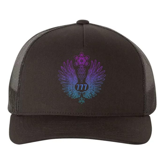 Angel Number 777 Sacred Geometry Healing Yupoong Adult 5-Panel Trucker Hat