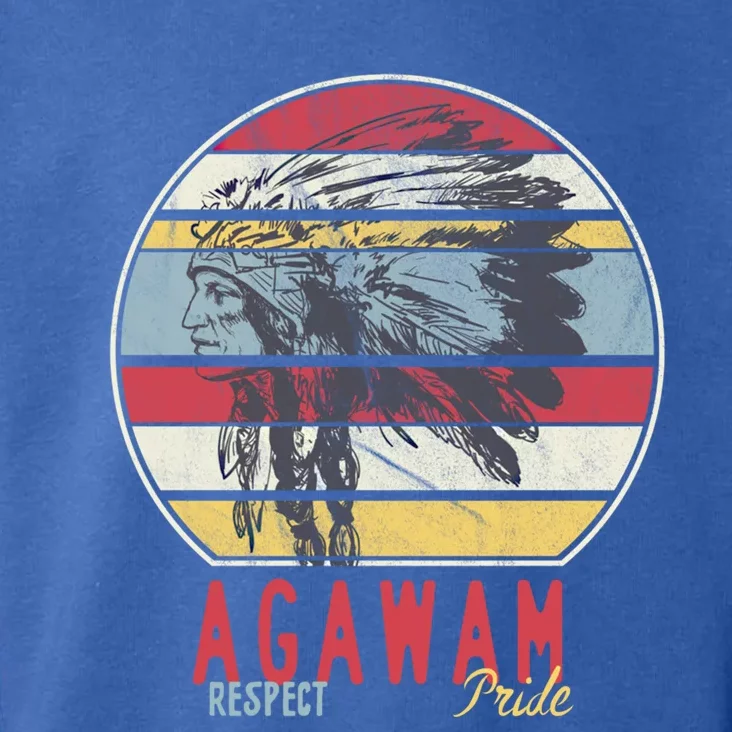 Agawam Native American Indian Tribe Respect Pride Retro Cute Gift Toddler Hoodie