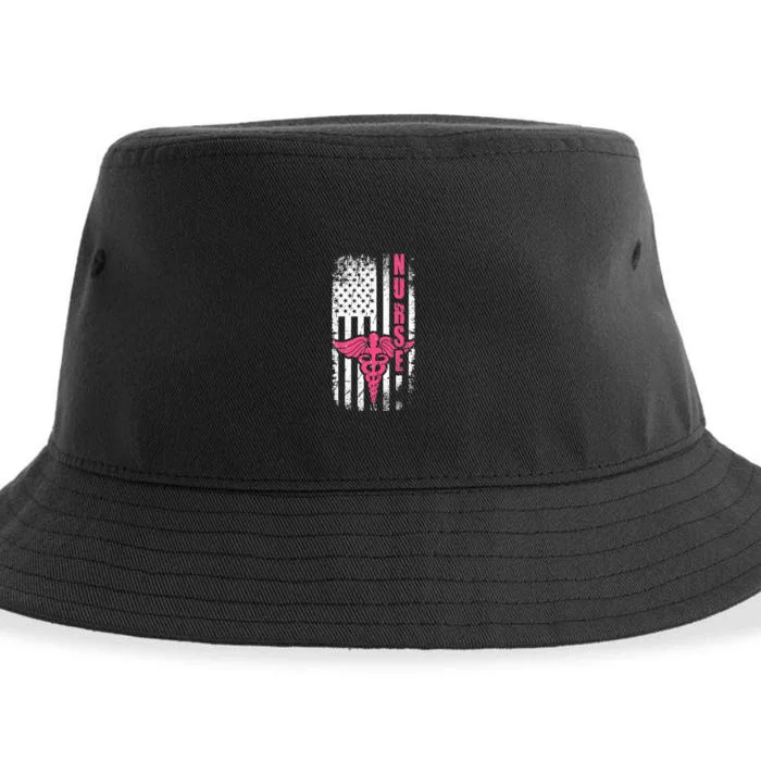 American Nurse Sustainable Bucket Hat