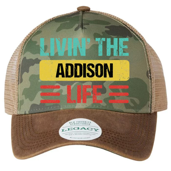 Addison Name Legacy Tie Dye Trucker Hat